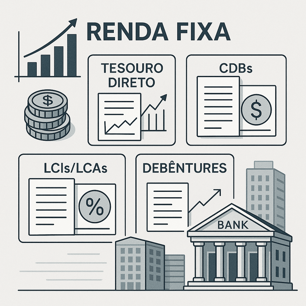 Ilustração de Renda Fixa